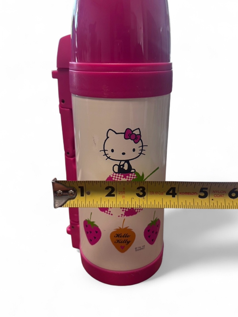 Hello Kitty White and Pink Strawberry Thermos Flask - Picture 6 of 10
